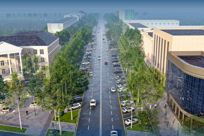 Часть улицы Садыка Азимова в Ташкенте планируют сделать гастрономической