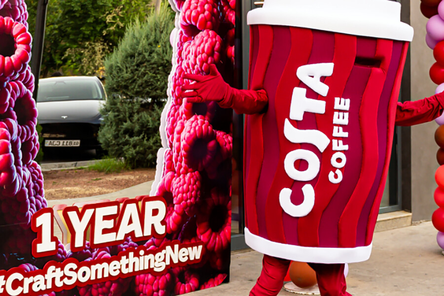 O‘zbekistonda Costa Coffee`ning global tarmog‘i bir yoshga to‘ldi