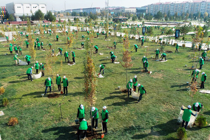 «Зеленые сады» и новые парки планируется создать в Ташкентской области