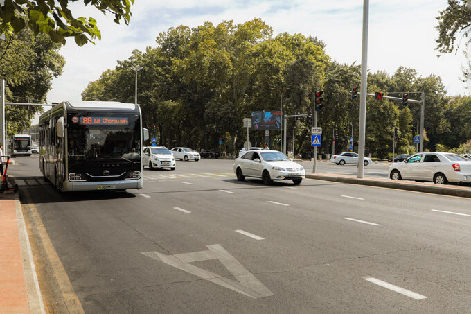 Toshkentning yana yettita ko‘chasida avtobus yo‘laklari paydo bo‘ladi