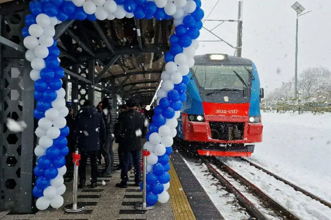 В Ходжикенте открыта новая железнодорожная станция — «Чиноркент»